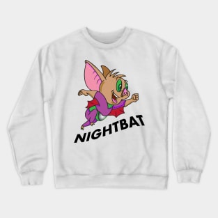 nightbat flying Crewneck Sweatshirt